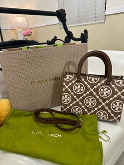 Tory Burch T Monogram Mini Tote Bag