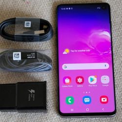 Samsung Galaxy S10 ,128GB  , Unlocked  for all Company Carrier ,  Excellent Condition Like New 