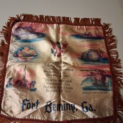 VINTAGE FT. BENNING GA PILLOW CASE