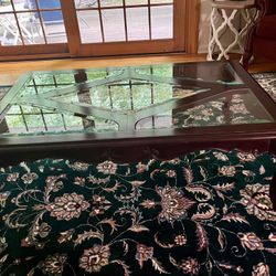 Glass Top Coffee Table