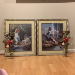 Boy , Girl Picture Frames & Fruit Candle Holders 