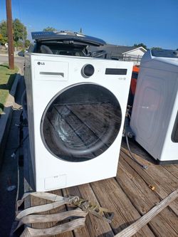 LG Front Load Washing Machine White