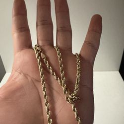 14k Gold rope chain