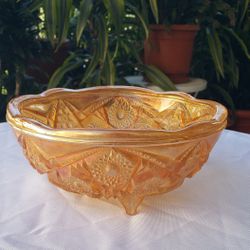 Vintage Carnival Glass Dish