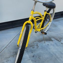 Yellow Beach Cruiser