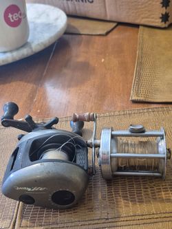 2 vintage baitcasting reels