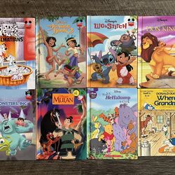 Disney Wonderful World of Reading ~Lot of 8 Hardcover Books~