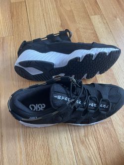 New Asics tiger Gel Mai Black Low Lace Up Mens Running Trainers 1193A098 Size 8 for Sale in Wolcott CT OfferUp