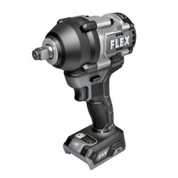 Flex NO BATTERY 24Volts 750ft-lbs 1/2in Drive Impact Wrench Cordless Variable Speed Brushless - New