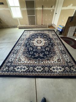 Premium 9’2” X 12’5” Navy Blue Area Rug