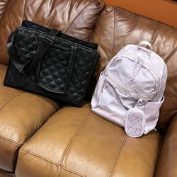 Steve Madden Backpack & Marc Jacob’s Tote