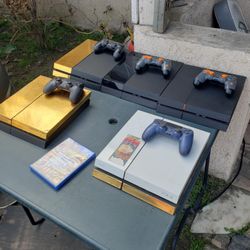 $130! Per Playstation 4 Ps4 500GB. & 1 Controller... Games are $20! Each or 7 For $100. Steelbook Games are $60! Or 2 for $100! Limited Edition. Trade