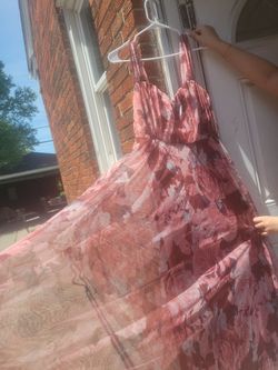 Sparkly pink summer dress