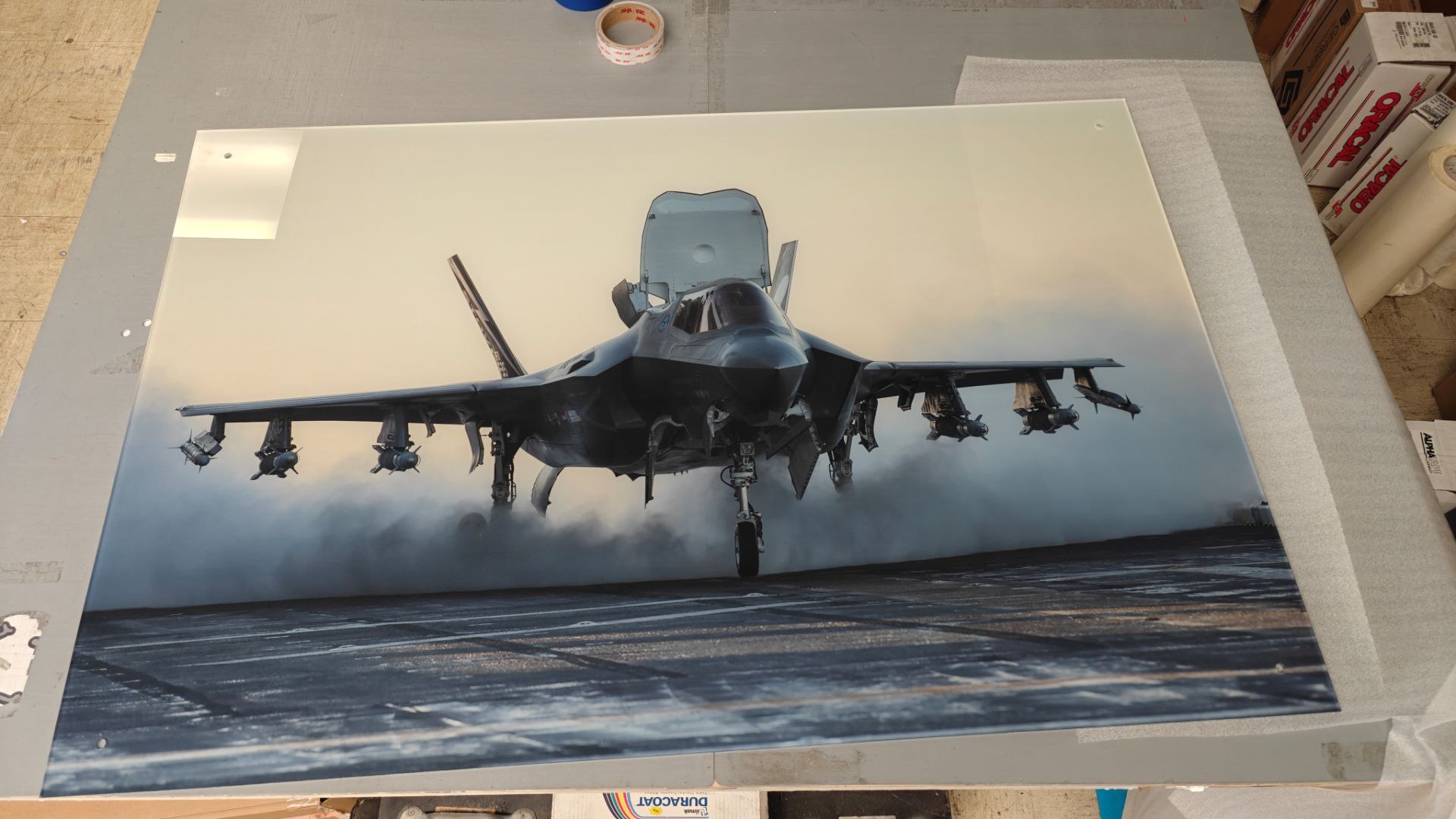 Acrylic F-35 wall decor