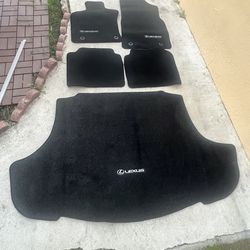 Lexus ES 2019- 2024 floor mars set (with trunk mat)