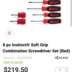 8pc Snap On Screwdriver Set 