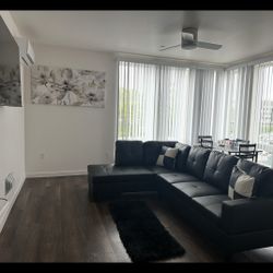 Black Sectional 