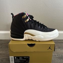 Air Jordan Retro 12 CNY (GS), Size 7Y (slightly used)