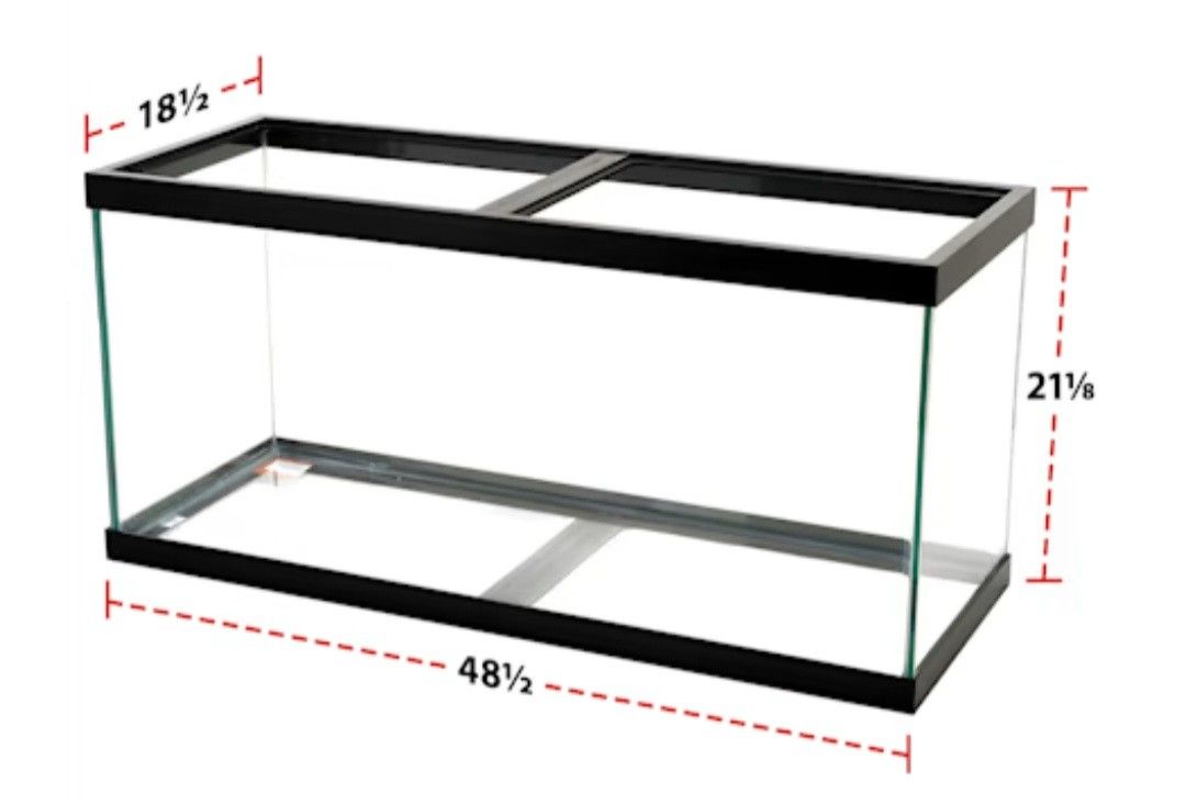 75 Gallon Glass Aquarium Fish Tank