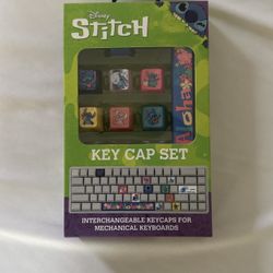 Disney Stitch Key Cap Set For Computer Brand New