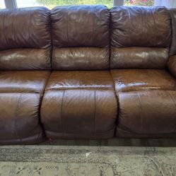 Two Recliner Sofas 