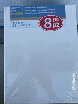 Artist’s Loft Basics 8 Pack Canvas Panels 9 in x 12in

Location Fontana CA