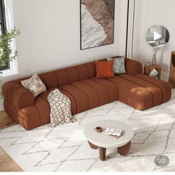Homary Rusted Orange Sectional