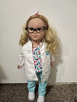 18” Vet Doll With A Second Outfit 