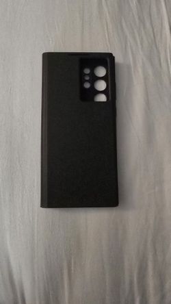 Samsung Brand S22 Ultra Smart View Case Black With 2 Screensavers And Camera Protector
