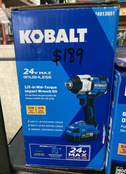 Kobalt 1/2in Impact Wrench Kit