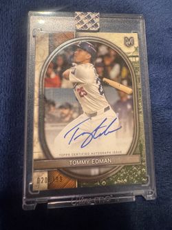 LA Dodgers Tommy Edman 120/199 Topps Certified Autograph Issue