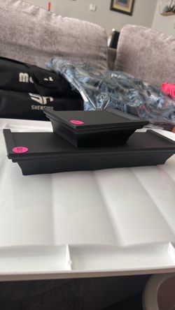 Black mini shelves