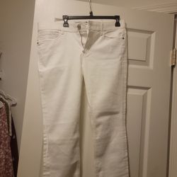 Express White Jeanse New Size 12, Ladies