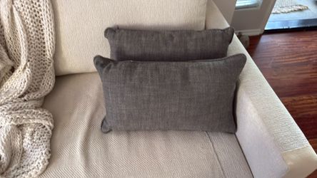 Grey pillows