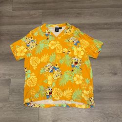 SpongeBob SquarePants Button Up Shirt 2XL