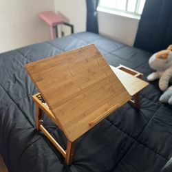 Adjustable Bamboo Laptop Desk