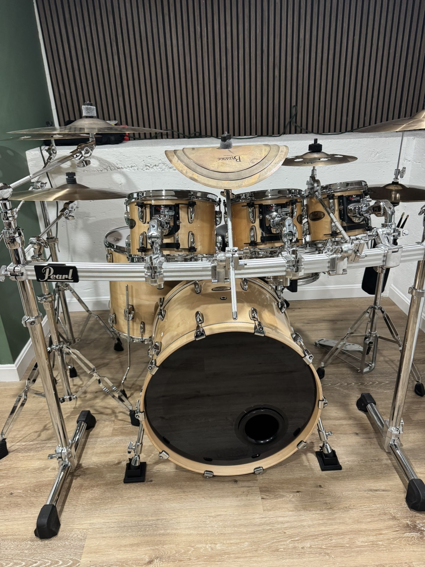 Pearl Session Studio Select 5 Piece Shell Pack W/pearl Drum Rack Base