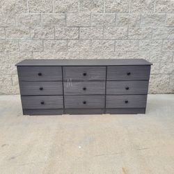 Gray Matte Wide Bedroom Dresser! 