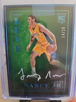 Lakers Larry Nance Jr Certified Rookie Autograph Card