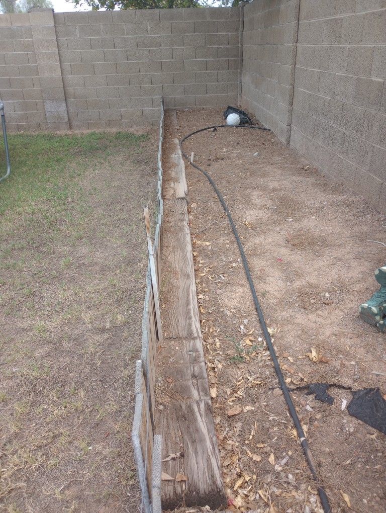 Railroad Ties - 140 FT - Different Sizes - MAKE OFFER