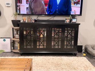 Acacia Wood Sideboard Buffet Cabinet