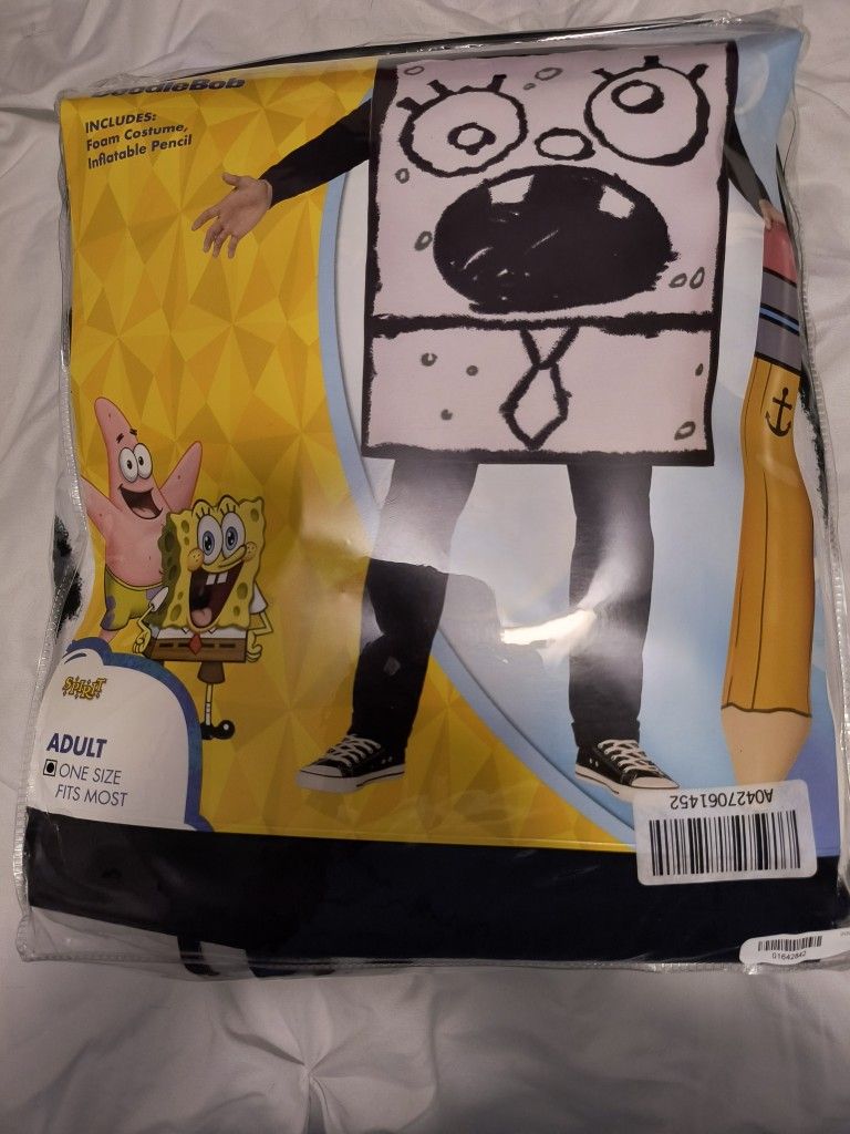 Adult One Size Fits Most DoodleBob Costume