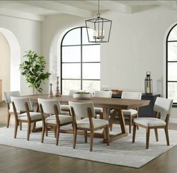 Mendocino Dining Table and 8 Chairs-brand new in box