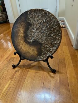 Gold decorative Accent plate