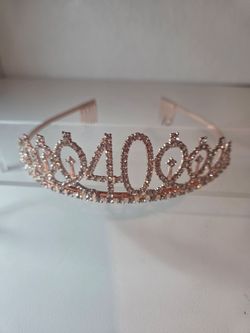 40th Birthday tiara NEW