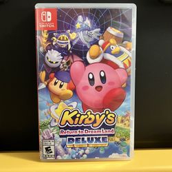 Kirby’s Return to Dreamland Deluxe for Nintendo Switch video game console system kirbys kirby oled