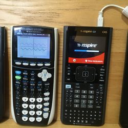 TI 84 Plus C silver & Nspire CX