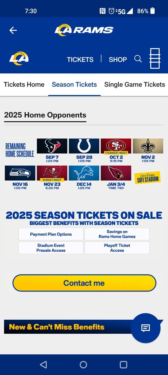 Rams Tickets 