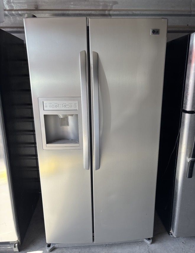LG Stainless Steel Refrigerator And Freezer