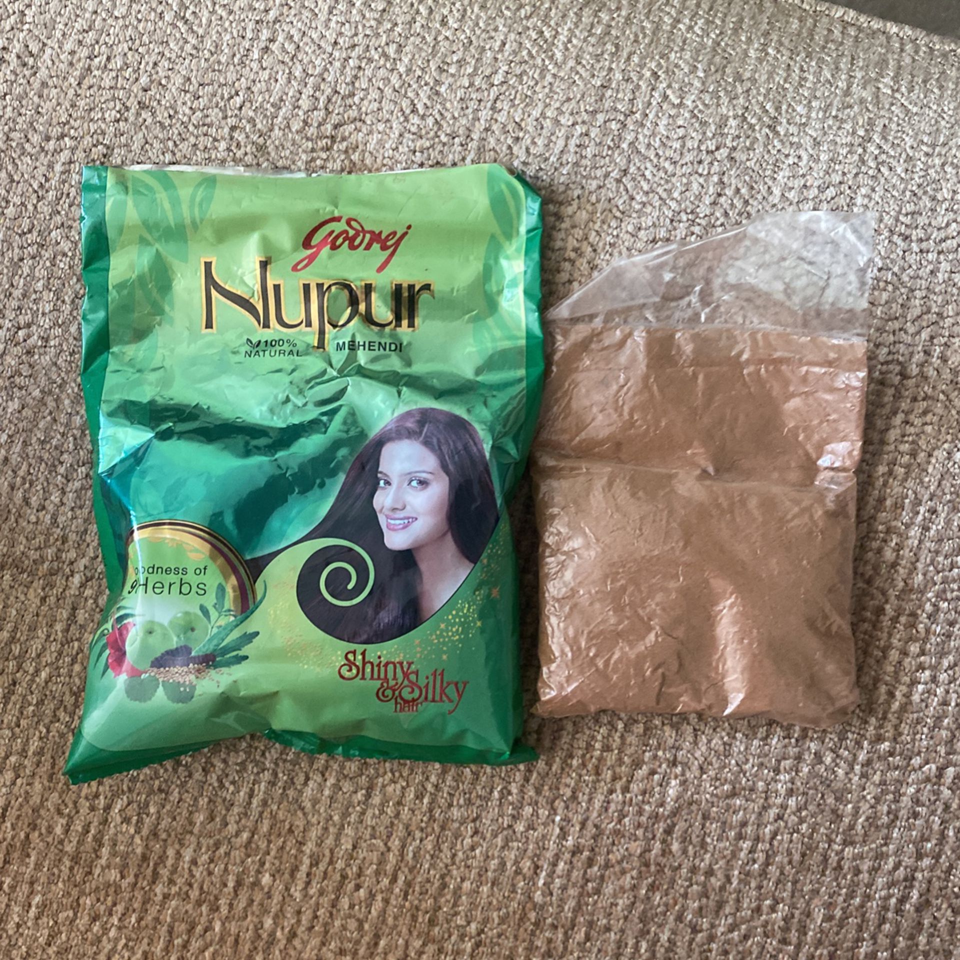 Free Open Pack Of Henna For Hair And New Pack Of Shikakai  For Hair 